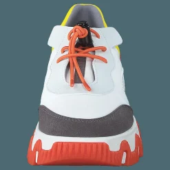 Fly London Fian634fly Multi-offwhite-yellow-fuchia Vit Hot