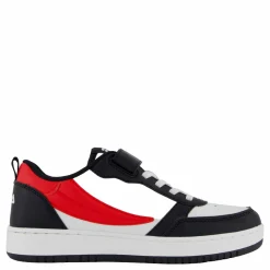 Fila Rega Nf Velcro Kids Black- Red Flerfärgad New