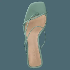 NA-KD Fine Strappy Block Heel Pastel Green Grön och Brun Online