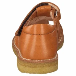 Angulus Fisherman Sandal With Velcro Cognac Orange New
