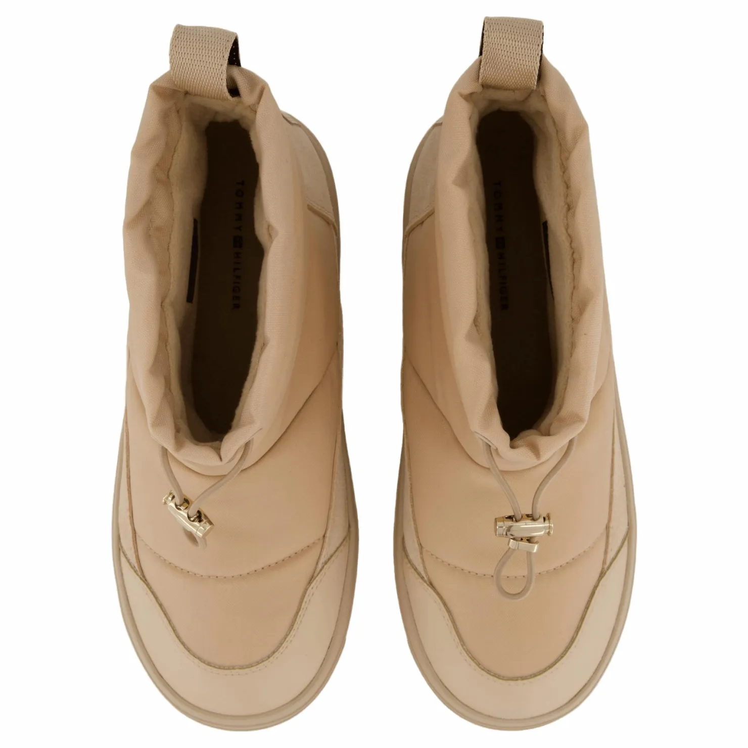 Tommy Hilfiger Flag Nylon Mini Snowboot Misty Blush Beige Discount