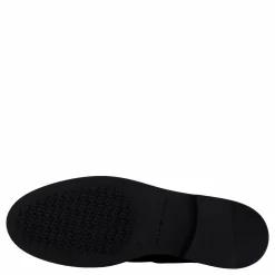 Tommy Hilfiger Flag Suede Low Chelsea Black Svart Outlet