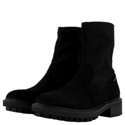 Calvin Klein Flat Sock Boot Sue Mix Ck Black Svart Best