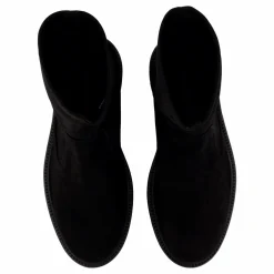 Calvin Klein Flat Sock Boot Sue Mix Ck Black Svart Best
