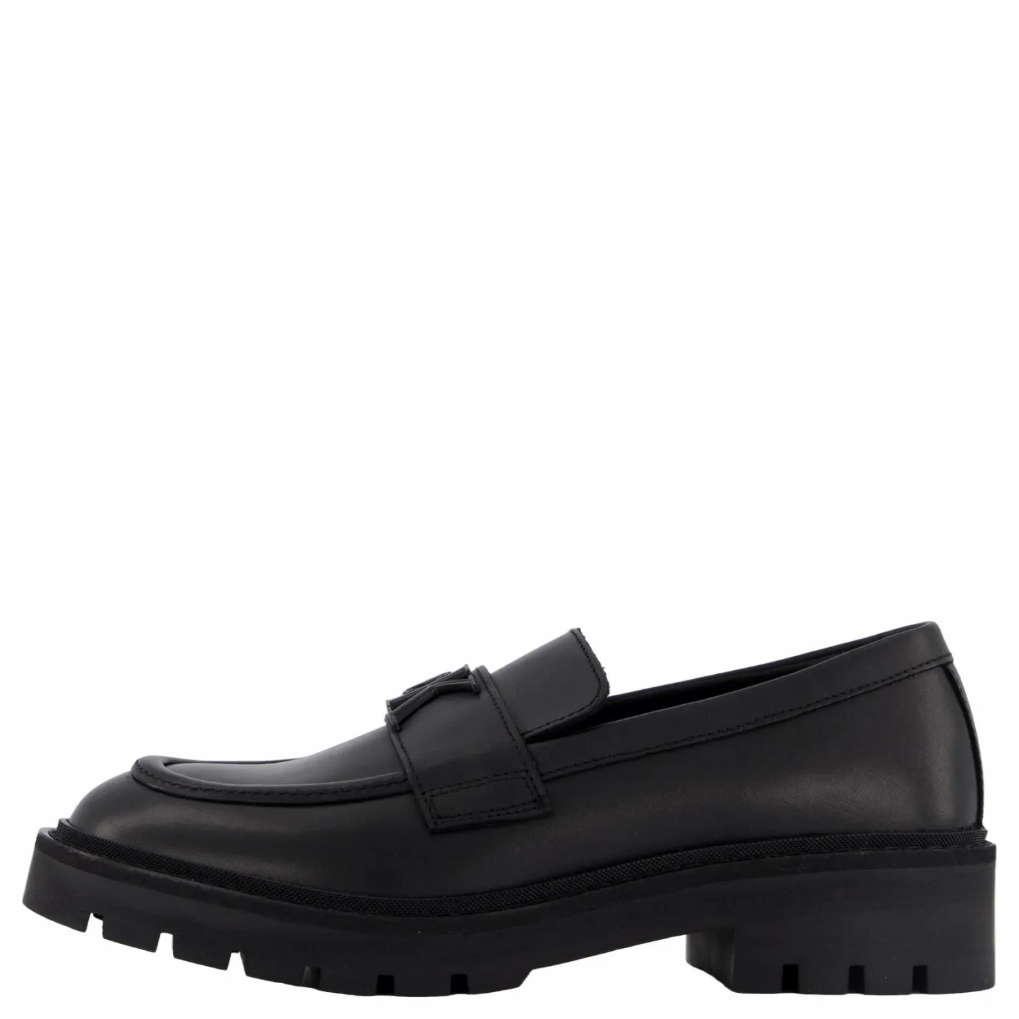 Calvin Klein Flatform Loafer Hw Mg Lth Triple Black Svart