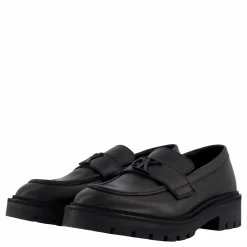 Calvin Klein Flatform Loafer Hw Mg Lth Triple Black Svart