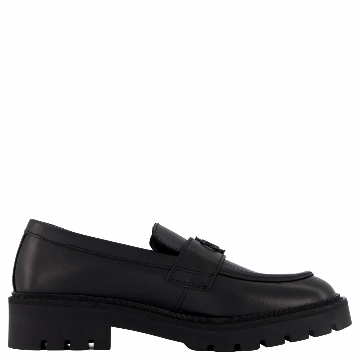 Calvin Klein Flatform Loafer Hw Mg Lth Triple Black Svart
