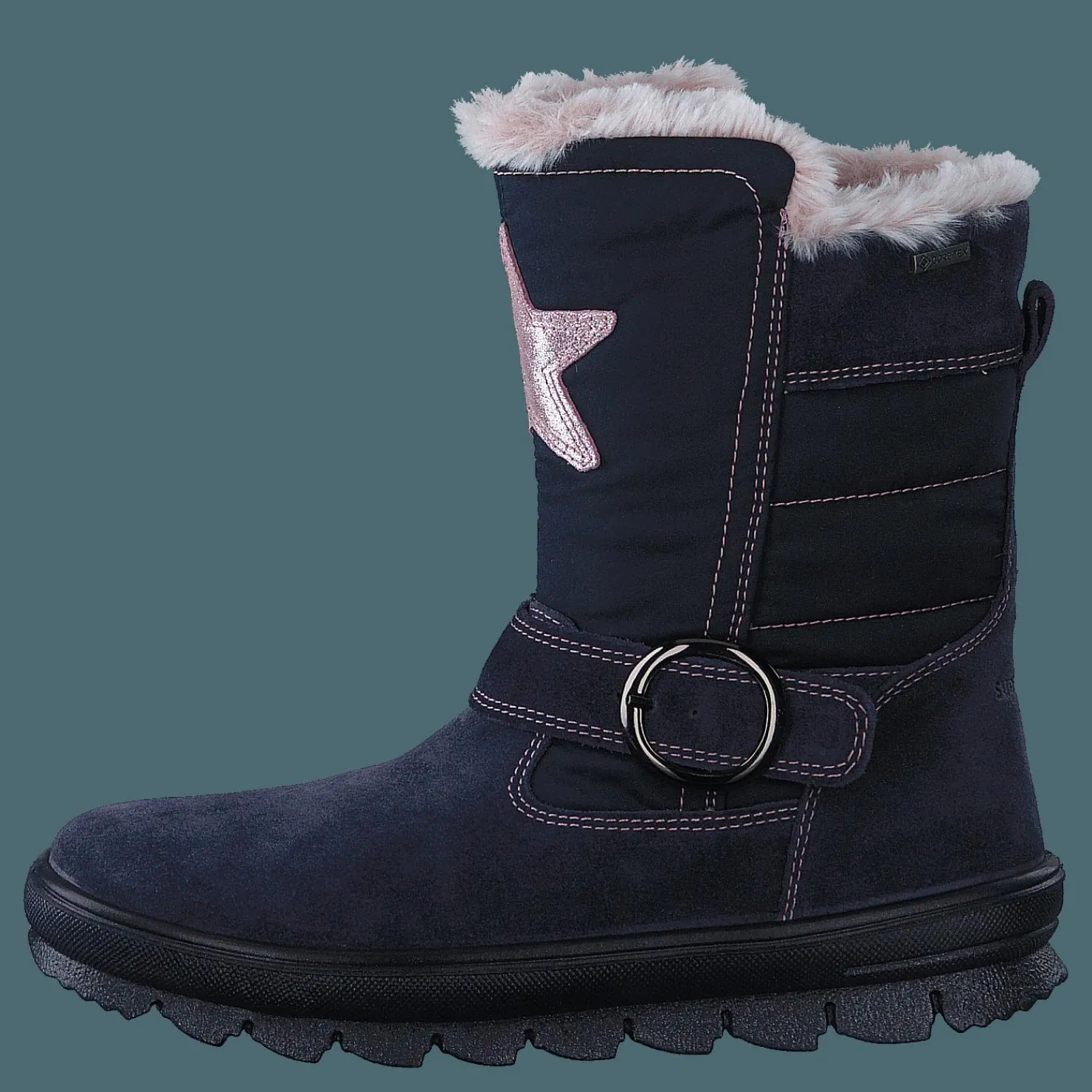Superfit Flavia Gore-tex Ocean/pink Svart Discount