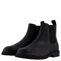 Tommy Hilfiger Flexible Hilfiger Warm Lth Che Black Svart Best