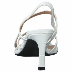 NA-KD Flippi Strap Heels Offwhite Brun och Vit Sale