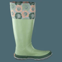 Muckboot Forager Tall Green/flower Grön Hot