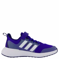 adidas FortaRun 2.0 Cloudfoam Elastic Lace Top Strap Shoes Lucid Blue / Cloud White / Blue Fusion Blå Outlet