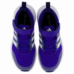 adidas FortaRun 2.0 Cloudfoam Elastic Lace Top Strap Shoes Lucid Blue / Cloud White / Blue Fusion Blå Outlet