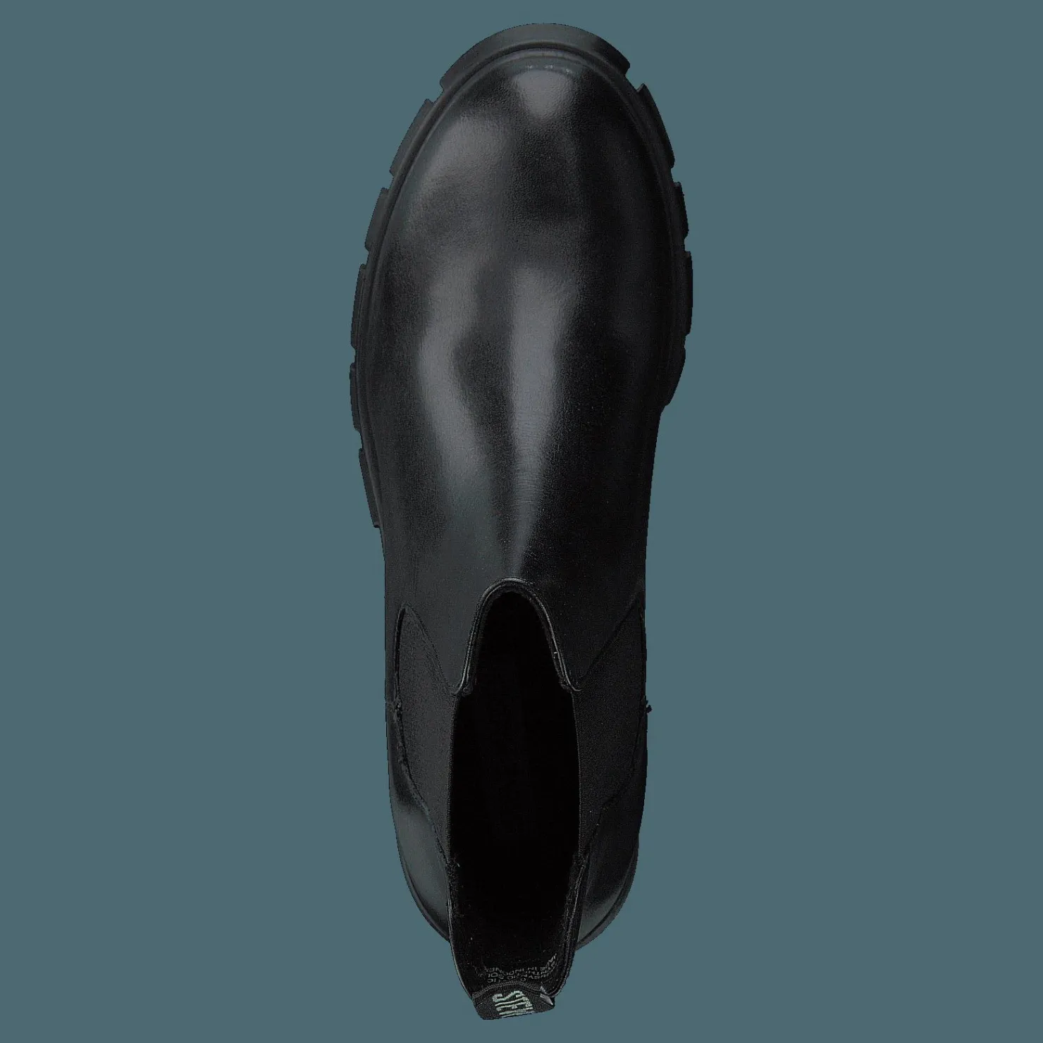 Steve Madden Forza Black Leather Svart Clearance