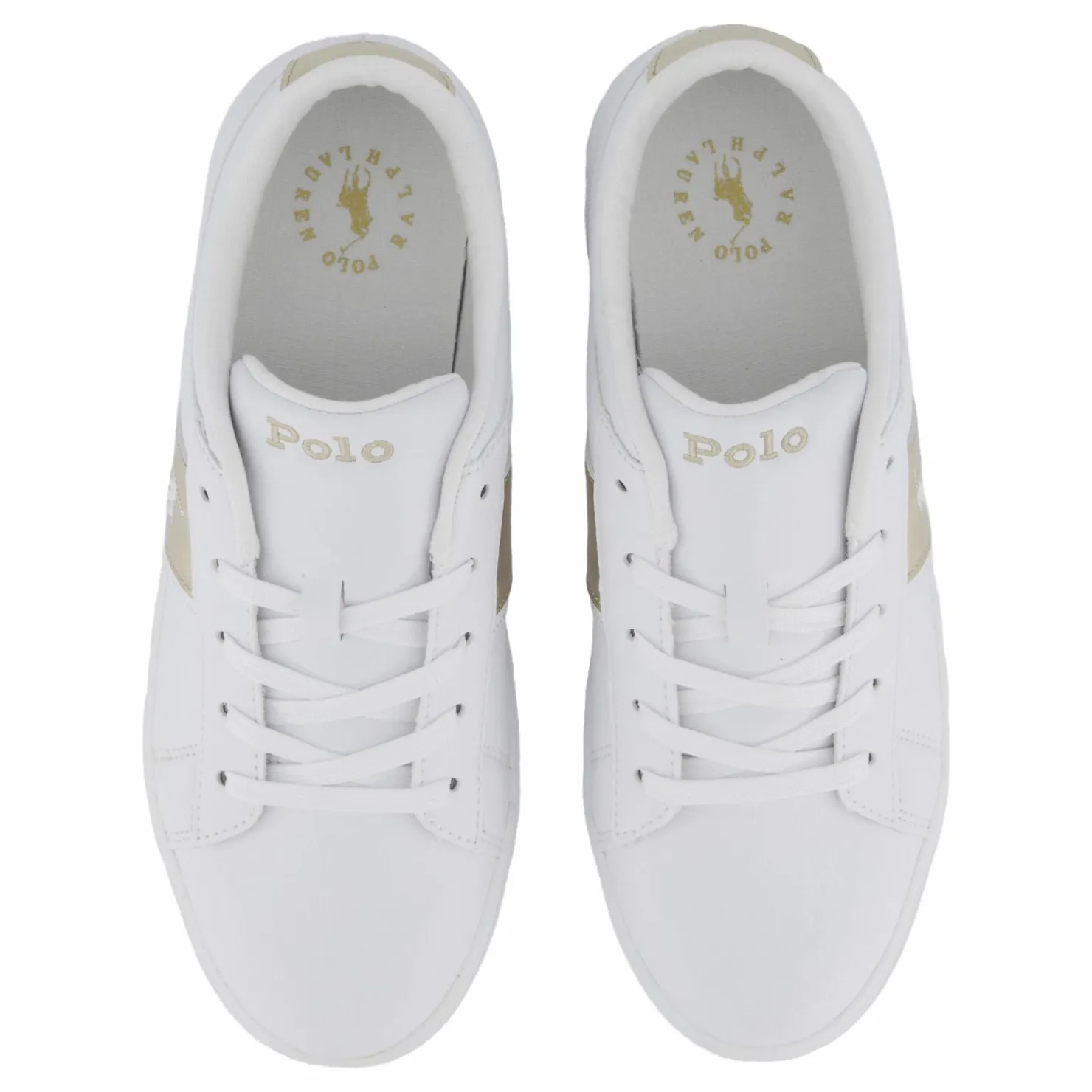 Ralph Lauren Junior Frazier J-'white / Gold Tumbled Vit Clearance