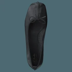 Clarks Freckle Ice Black Leather Svart Sale