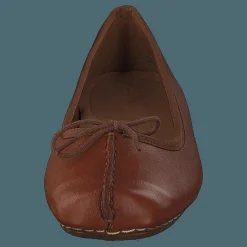Clarks Freckle Ice Dark Tan Lea Brun New
