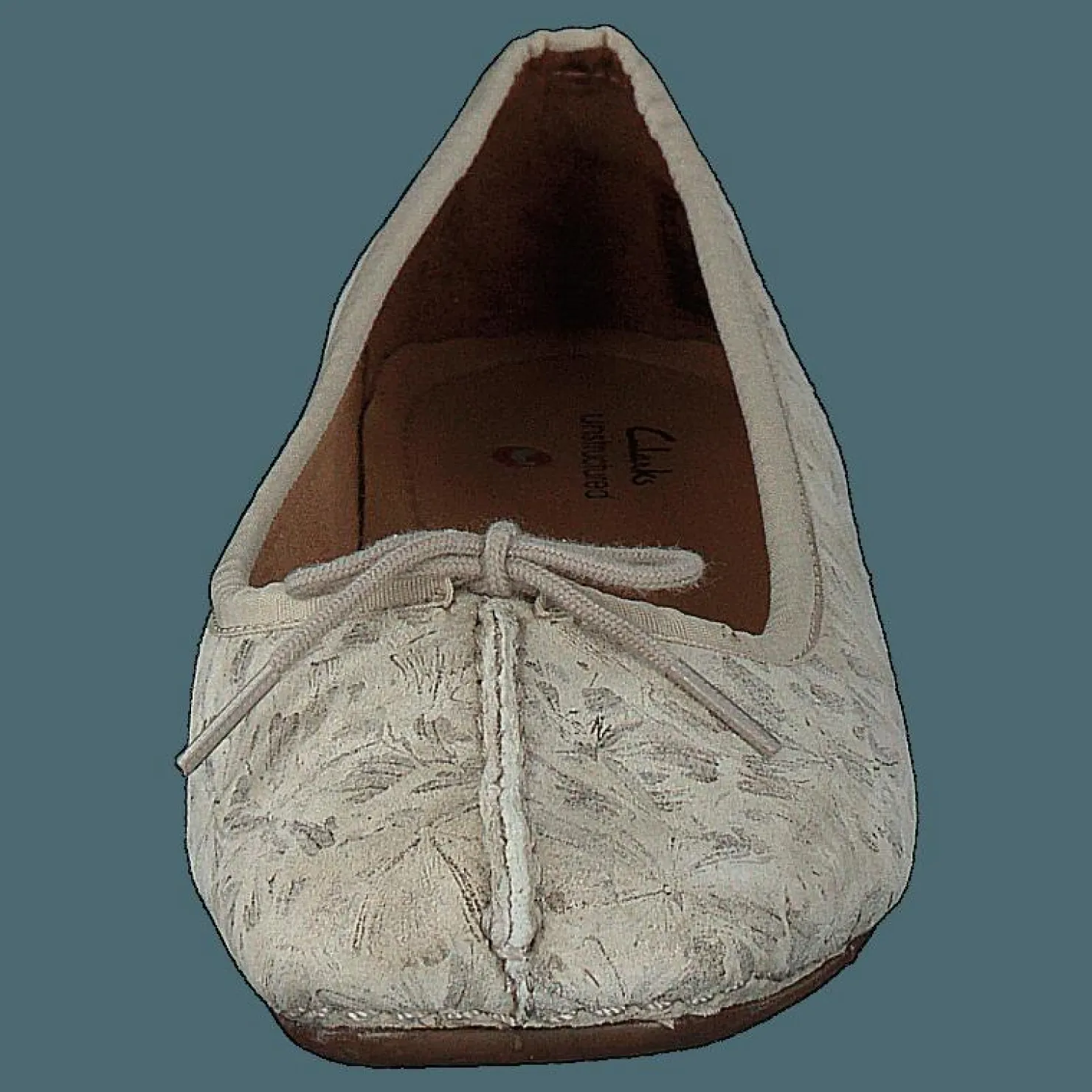 Clarks Freckle Ice Off White Metallic Brun och Beige New