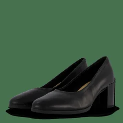 Clarks Freva55 Court Black Leather Svart Online