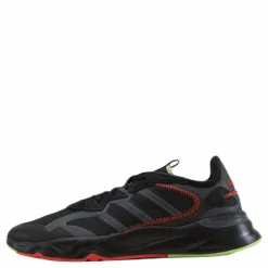 adidas Futureflow Shoes Core Black / Grey Five / Signal Green Svart New