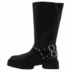 Steve Madden Gayet Boots Black Leather Svart Best