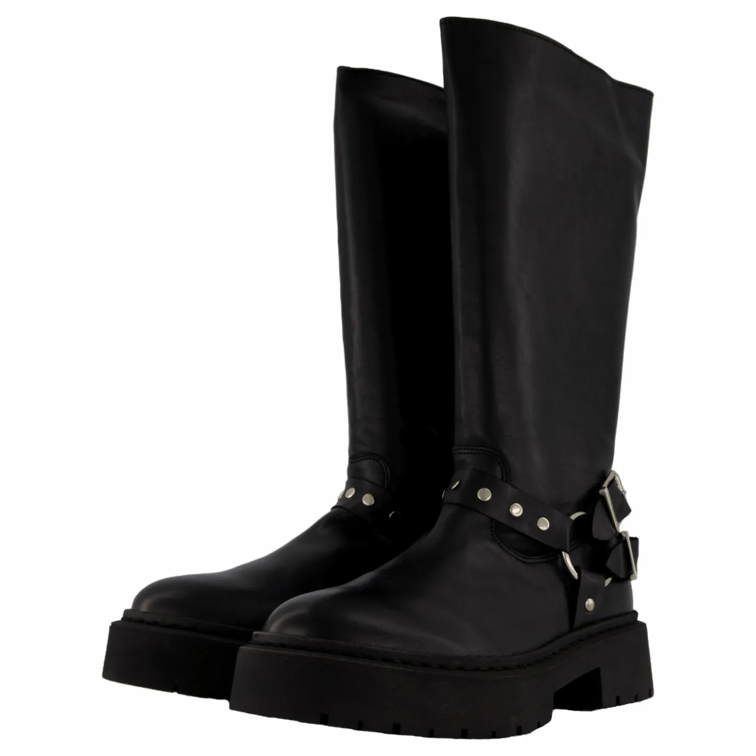 Steve Madden Gayet Boots Black Leather Svart Best