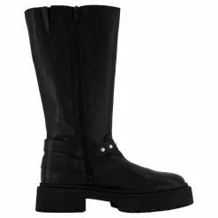 Steve Madden Gayet Boots Black Leather Svart Best