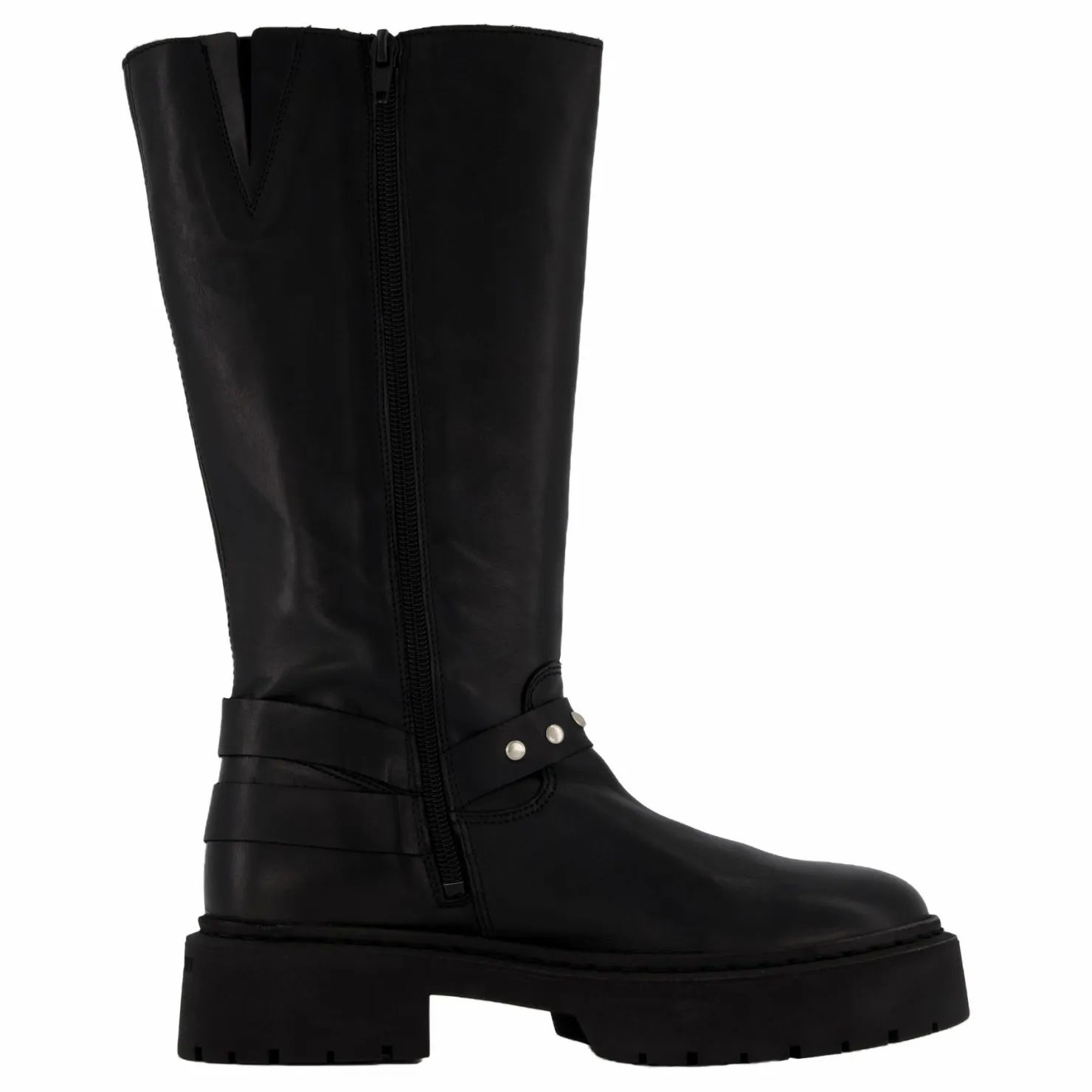 Steve Madden Gayet Boots Black Leather Svart Best