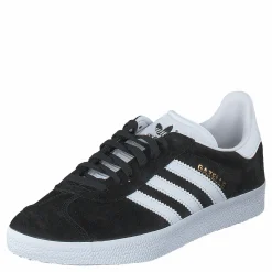 adidas Originals Gazelle Core Black/White/Gold Met. Guld och Svart Clearance