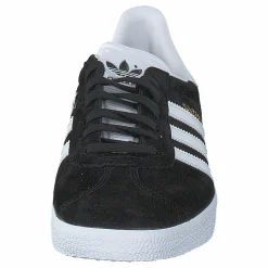 adidas Originals Gazelle Core Black/White/Gold Met. Guld och Svart Clearance