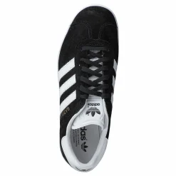 adidas Originals Gazelle Core Black/White/Gold Met. Guld och Svart Clearance