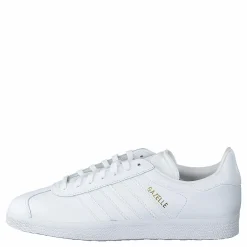 adidas Originals Gazelle Ftwr White/Ftwr White/Gold Met Guld och Vit Best