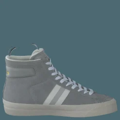 Polo Ralph Lauren Gervin Mid Suede Sneaker Soft Grey Grå New
