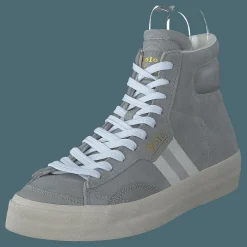 Polo Ralph Lauren Gervin Mid Suede Sneaker Soft Grey Grå New