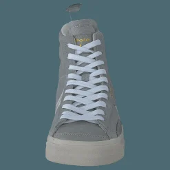 Polo Ralph Lauren Gervin Mid Suede Sneaker Soft Grey Grå New