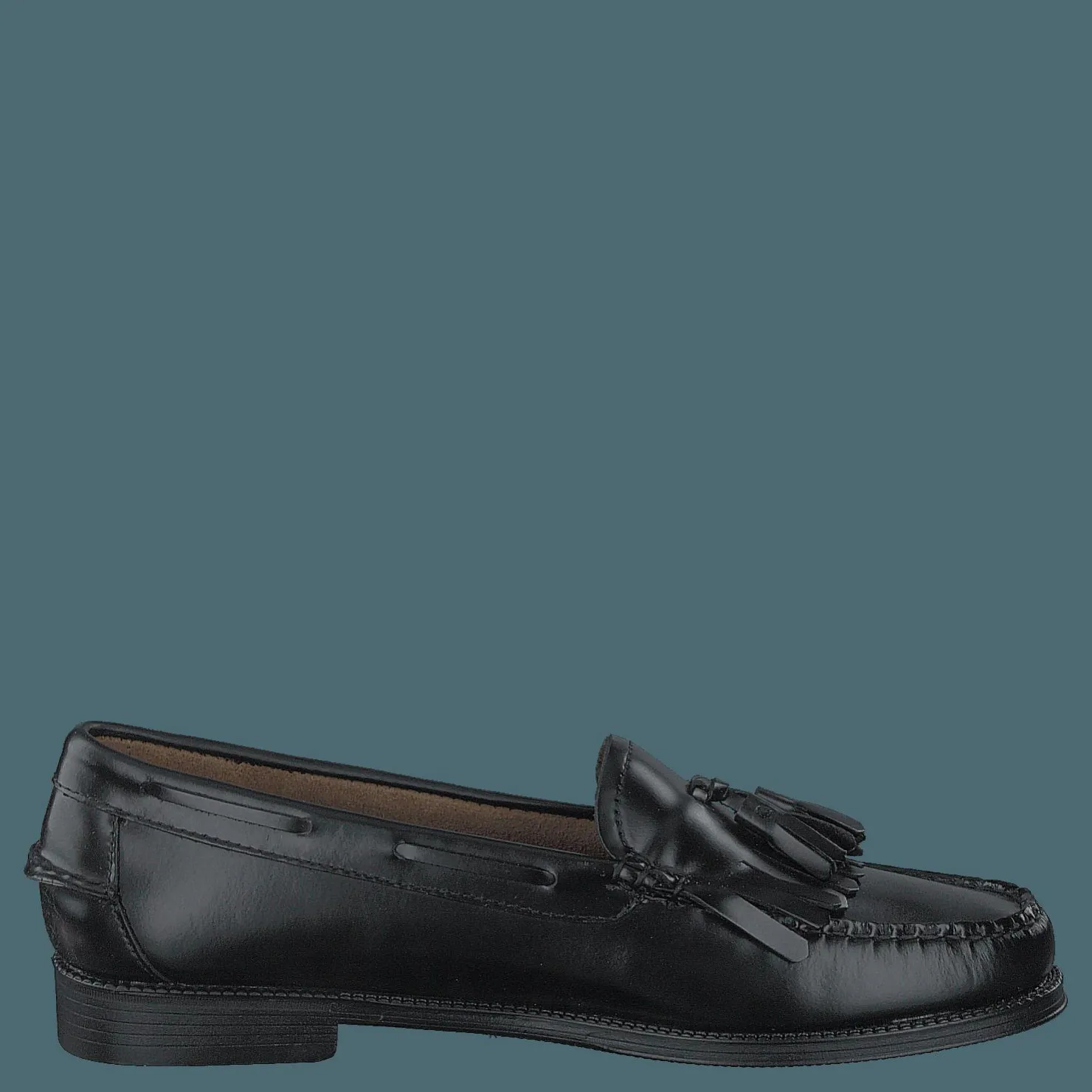 G. H. Bass Gh Weejun Ii Wmn Esther Kiltie Black Lthr Svart New