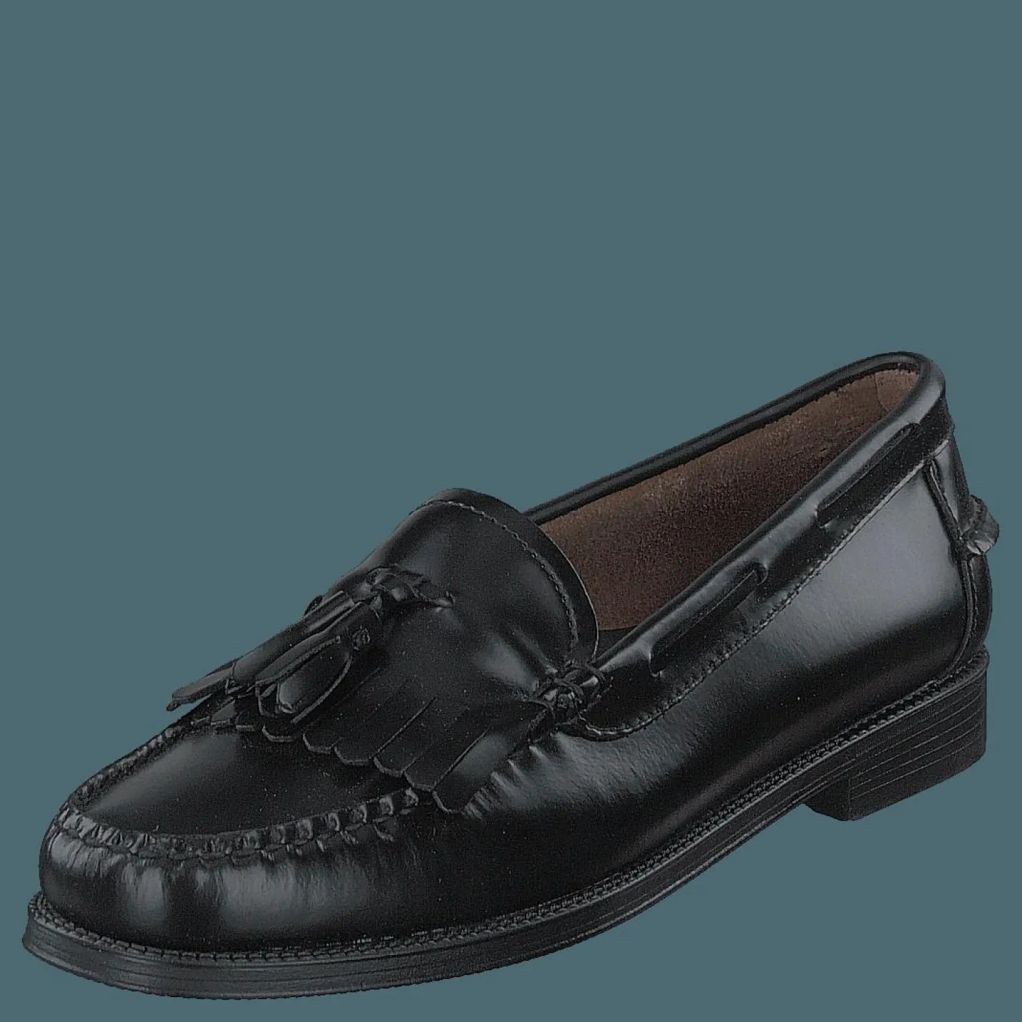 G. H. Bass Gh Weejun Ii Wmn Esther Kiltie Black Lthr Svart New