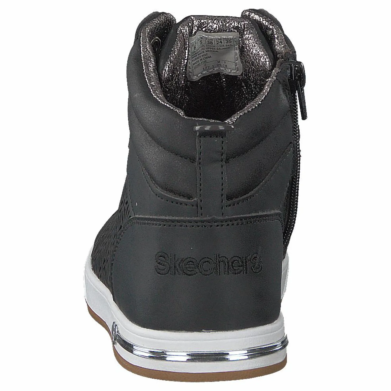 Skechers Girls Shoutouts Bksl Grå Hot