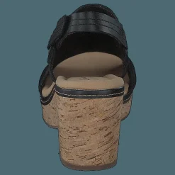 Clarks Giselle Sea Black Sde Brun
