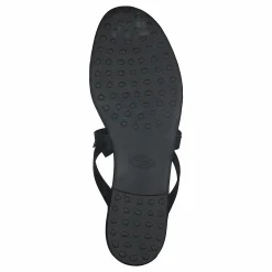 Tod's Gomma Bow Sandal Nero Svart Clearance
