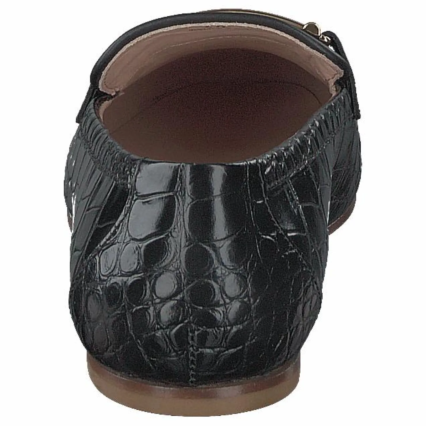 Tod's Gommini Double T Black Printed Reptile Svart