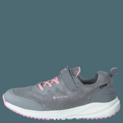 Polecat Goofy Court Gtx Jr Grey Grå och Rosa Outlet