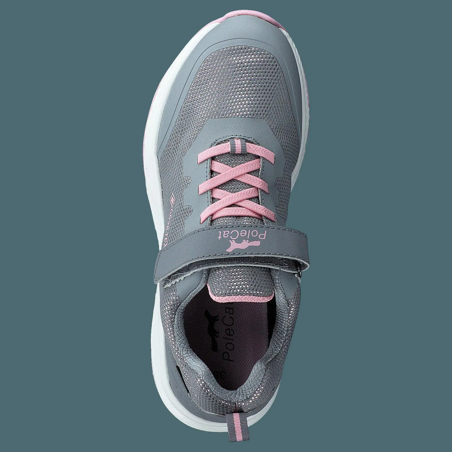 Polecat Goofy Court Gtx Jr Grey Grå och Rosa Outlet