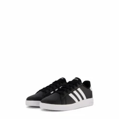 adidas Grand Court Lifestyle Tennis Lace-Up Shoes Core Black / Cloud White / Core Black Svart