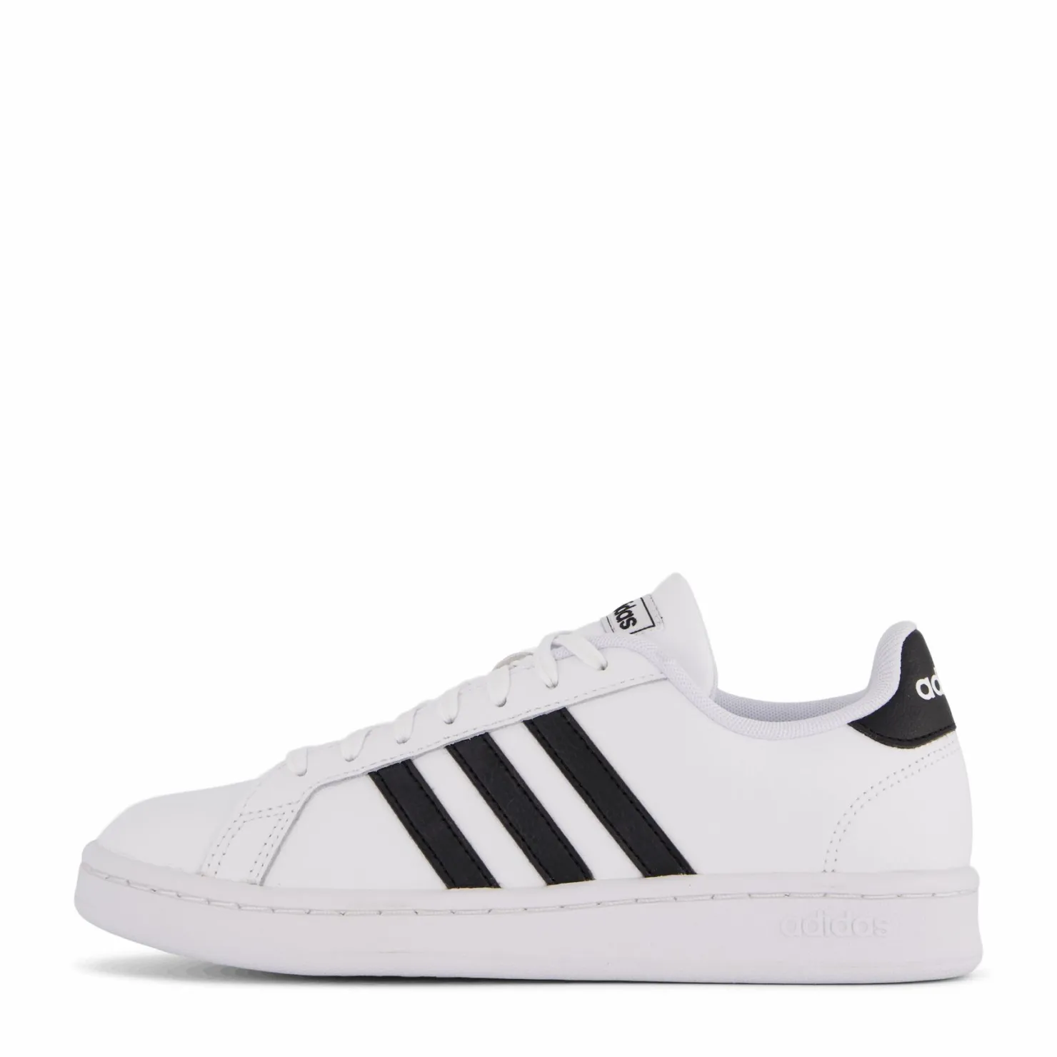 adidas Grand Court Shoes Cloud White / Core Black / Cloud White Vit New