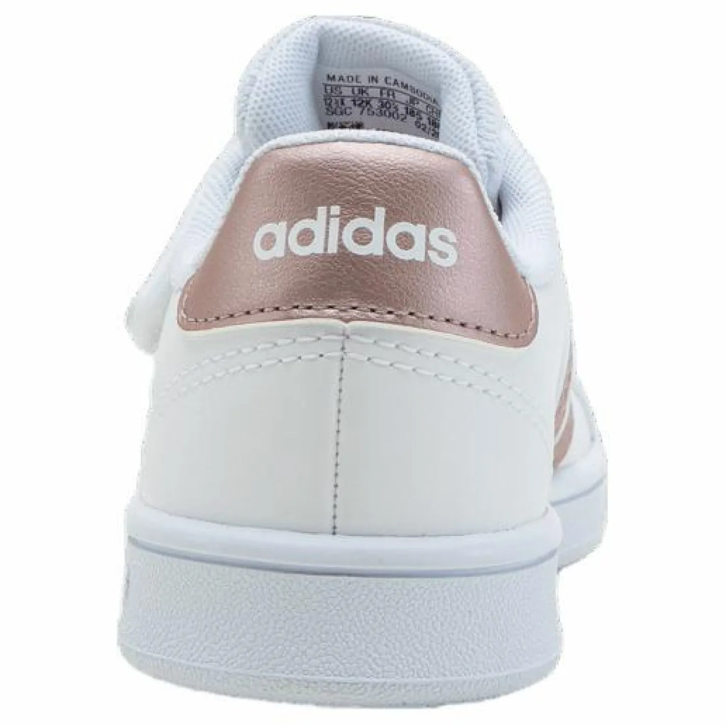 adidas Grand Court Shoes Cloud White / Copper Met. / Light Granite Vit Hot