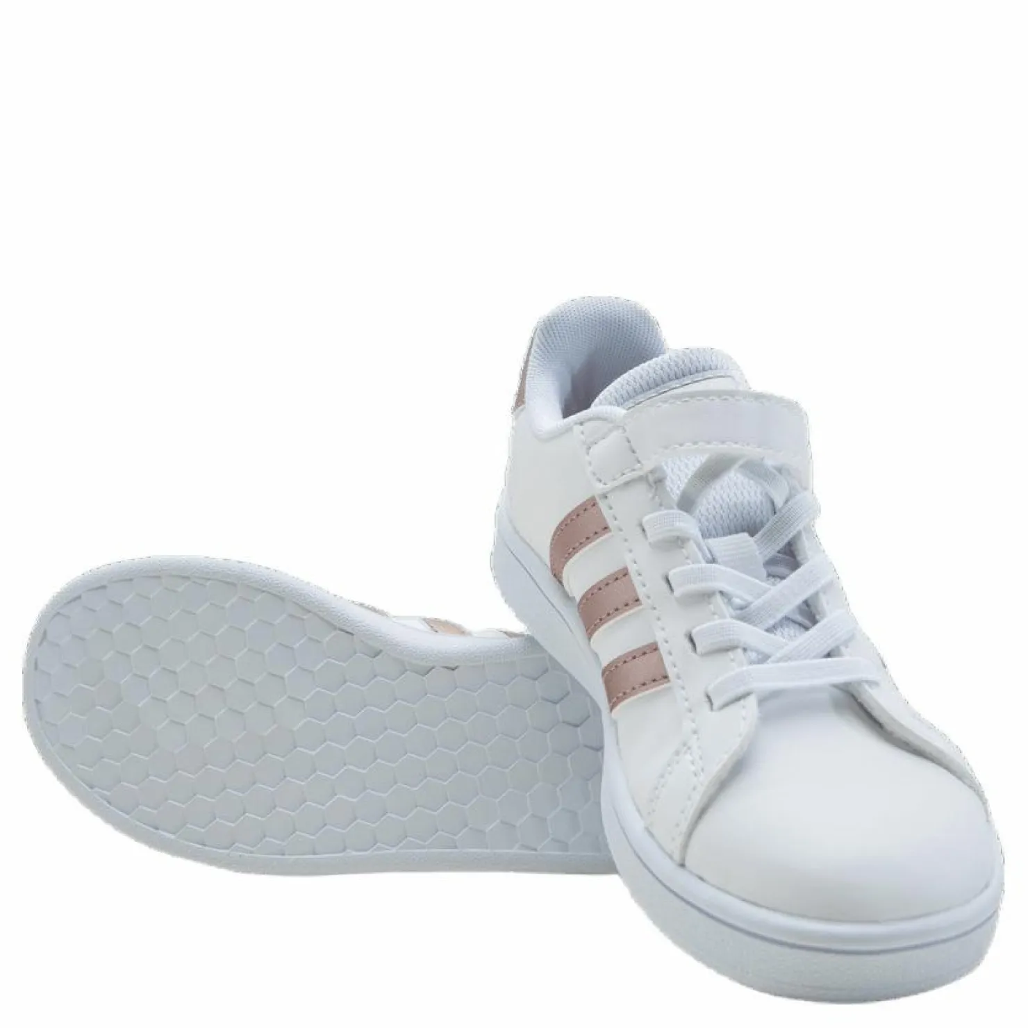 adidas Grand Court Shoes Cloud White / Copper Met. / Light Granite Vit Hot
