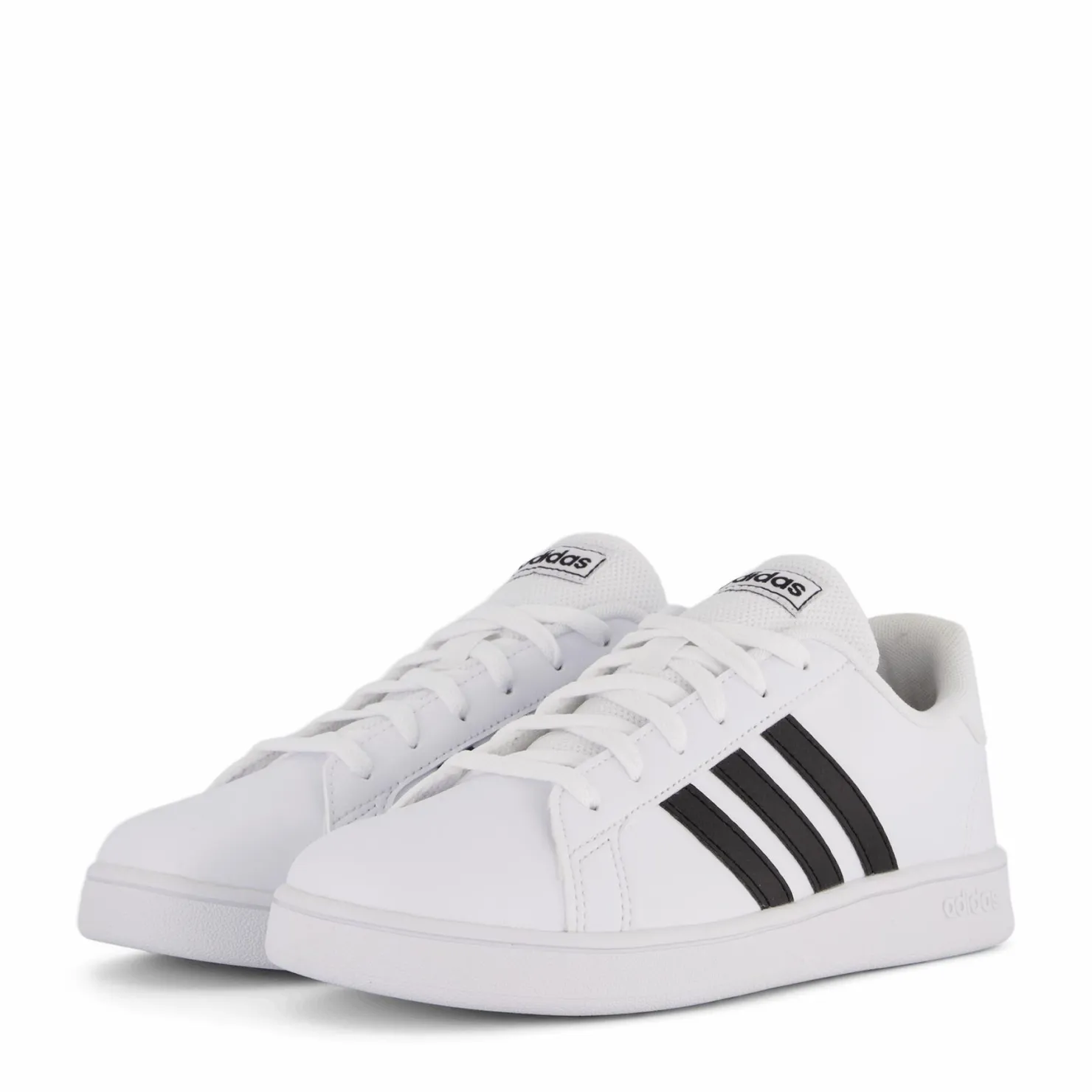 adidas Grand Court Shoes Cloud White / Core Black / Cloud White Vit Outlet