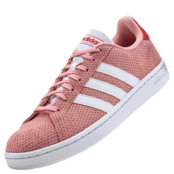 adidas Grand Court Shoes Glow Pink / Cloud White / Glory Red Rosa Outlet