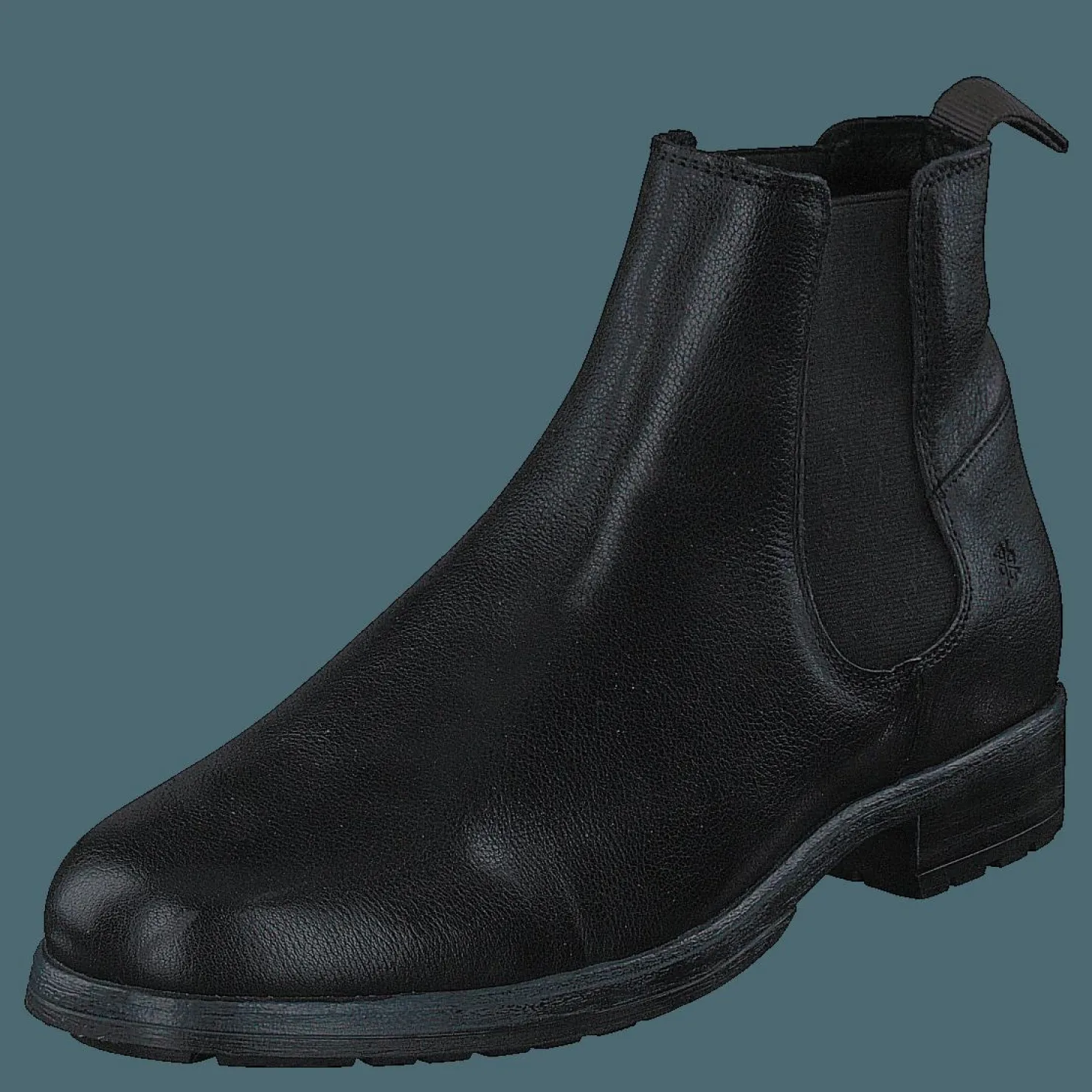 Playboy Footwear Grant Black Leather Blå Clearance
